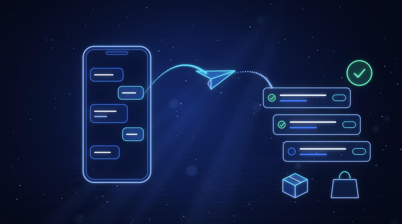 Taking orders through a Telegram bot