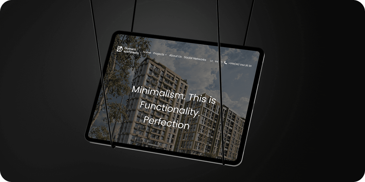 Domani Architects — screenshot 2